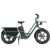 Fiido T2 Longtail Cargo Electric Bike - 2023 | 750W Power | 20Ah Battery | 25mph Speed | 69mi Range
