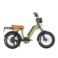 Onemile Scrambler V Pro Electric Bike - 850W Power | 19.2Ah Battery | 28mph Speed | 56mi Range | Retro V/2.0 | Step-Thru