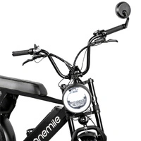 Onemile Scrambler S Electric Bike - 850W Power | 19.2Ah Battery | 28mph Speed | 50mi Range | Retro S | High-Step