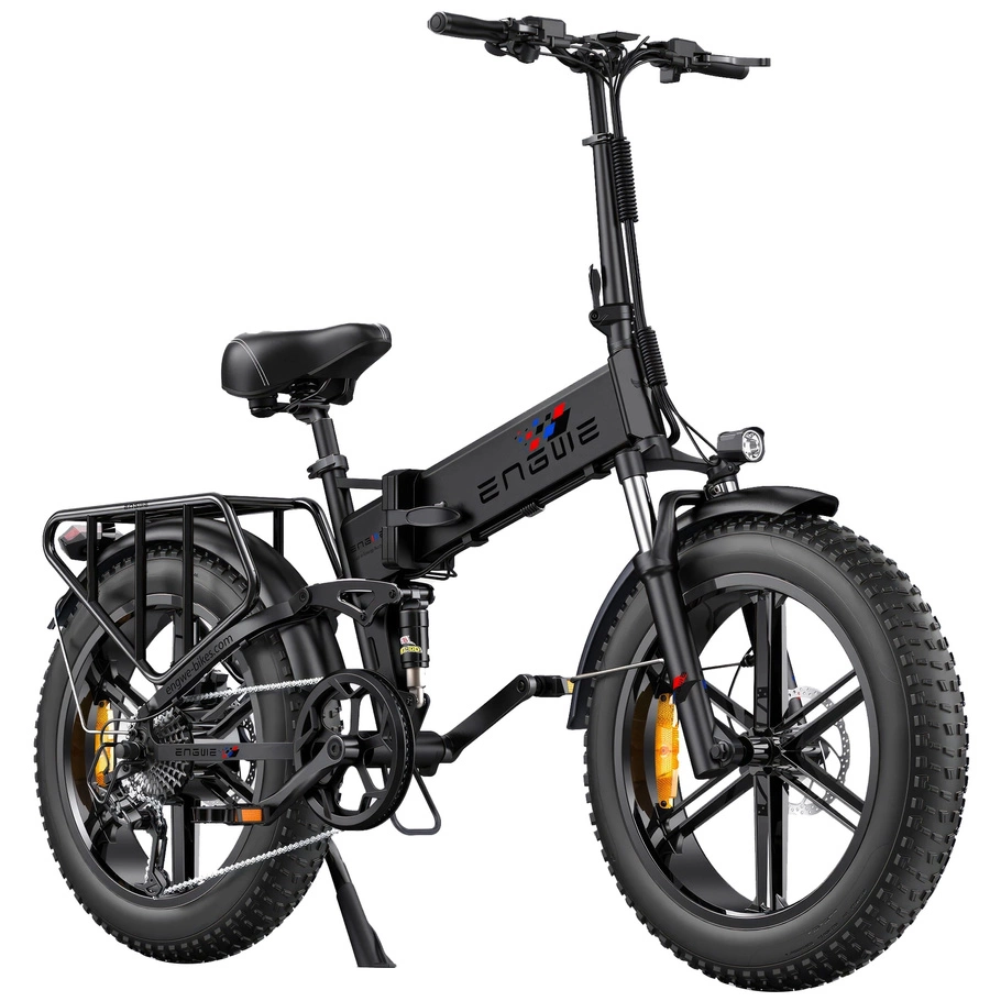 ENGWE Engine Pro Foldable Electric Bike - 1000W Power | 16Ah Battery | 30mph Speed | 75mi Range