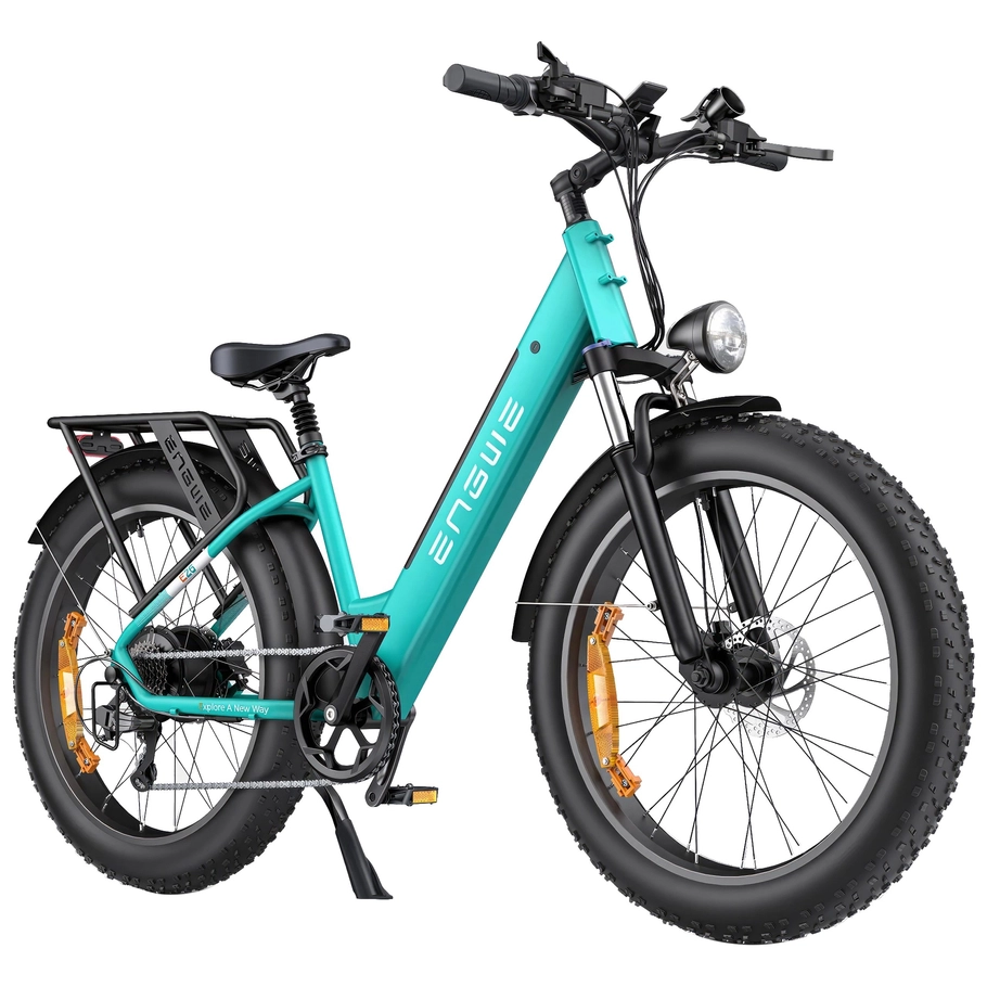 ENGWE E26 Electric Bike | All-Terrain Dual Suspension E-Bike | 250W Motor | Off-Road Adventure Rider | 15mph Top Speed | 87mi Long Range | Comfortable Mountain Cruiser | Versatile Commuter