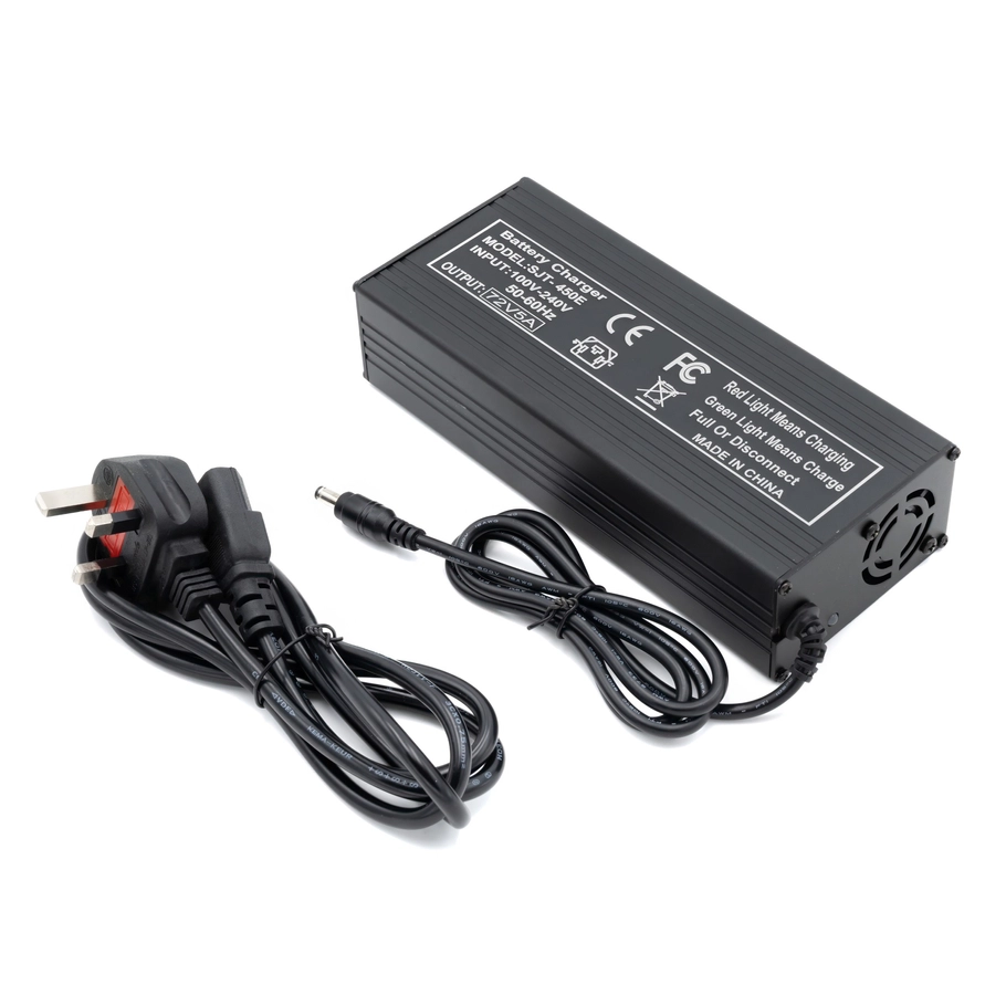 Charger DC 72V 84V Fast Charger 2A 3A 4A 5A 8A 10A 5.5MM X 2.1 MM