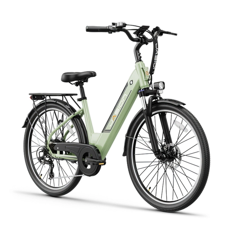 Jasion EB5 Roamer Electric Bike - 500W Power | 11Ah Battery | 15.5mph Speed | 62mi Range | Step-Through