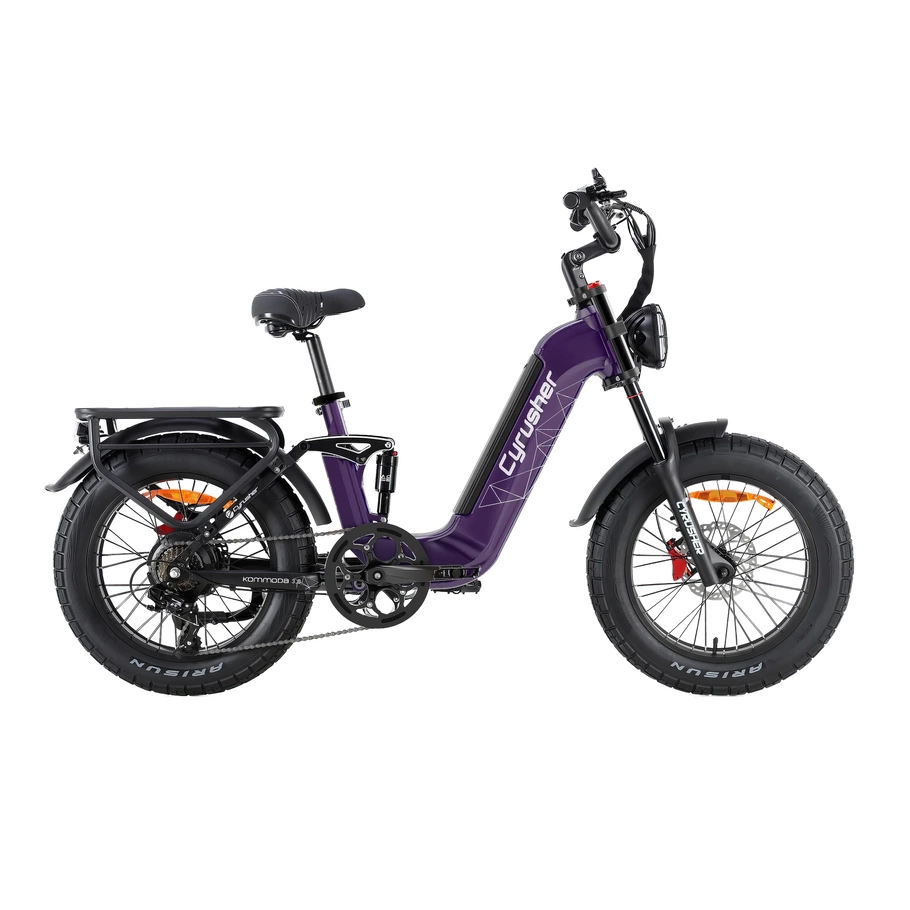 Cyrusher Kommoda 3.0 Electric Bike - 1400W Power | 20Ah Battery | 28mph Speed | 68mi Range