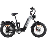 Cyrusher Kommoda 3.0 Electric Bike - 1400W Power | 20Ah Battery | 28mph Speed | 68mi Range