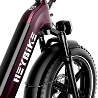 Heybike Ranger S Foldable Electric Bike - 1800W Power | 14.4Ah Battery | 28mph Speed | 55mi Range