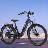 Cyrusher Grace Electric City Bike - 1400W Power | 15Ah Battery | 28mph Speed | 59mi Range | Step-Thru