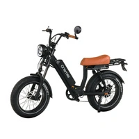 Onemile Scrambler V Pro Electric Bike - 850W Power | 19.2Ah Battery | 28mph Speed | 56mi Range | Retro V/2.0 | Step-Thru