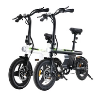 isinwheel CityGlide U1 Foldable Electric Bike - 500W Power | 7.8Ah Battery | 20mph Speed | 28mi Range