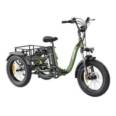 Vipcoo ET1 Electric Tricycle - 750W Power | 20Ah Battery | 25mph Speed | 41mi Range