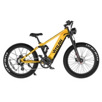 Vitilan T7 Electric Mountain Bike - 1200W Power | 20Ah Battery | 28mph Speed | 80mi Range