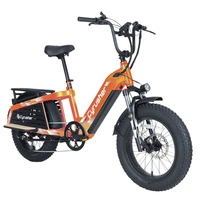 Cyrusher Glider Cargo Electric Bike - 250W Power | 15.6Ah Battery | 15.5mph Speed | 62mi Range