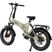 PVY Z20 Plus Foldable Electric Bike - 1000W Power | 16.5Ah Battery | 31mph Speed | 75mi Range
