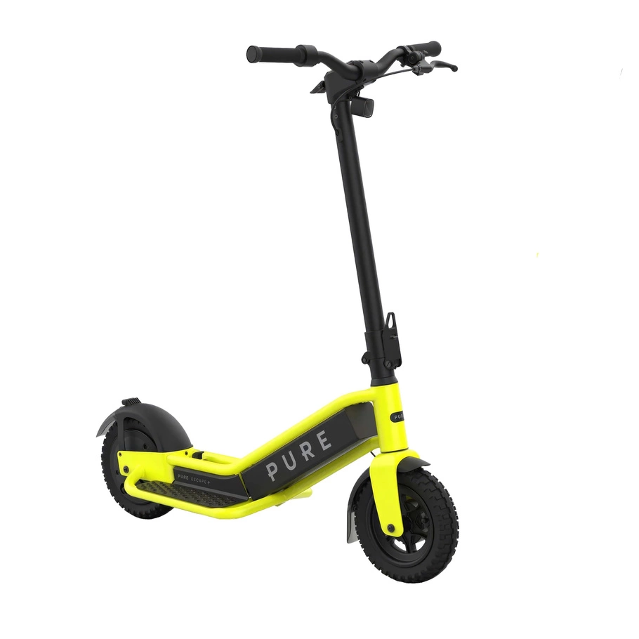 Pure Escape Plus Electric Scooter - 900W Power | 12Ah Battery | 15.5mph Speed | 31mi Range