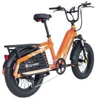 Cyrusher Glider Cargo Electric Bike - 250W Power | 15.6Ah Battery | 15.5mph Speed | 62mi Range