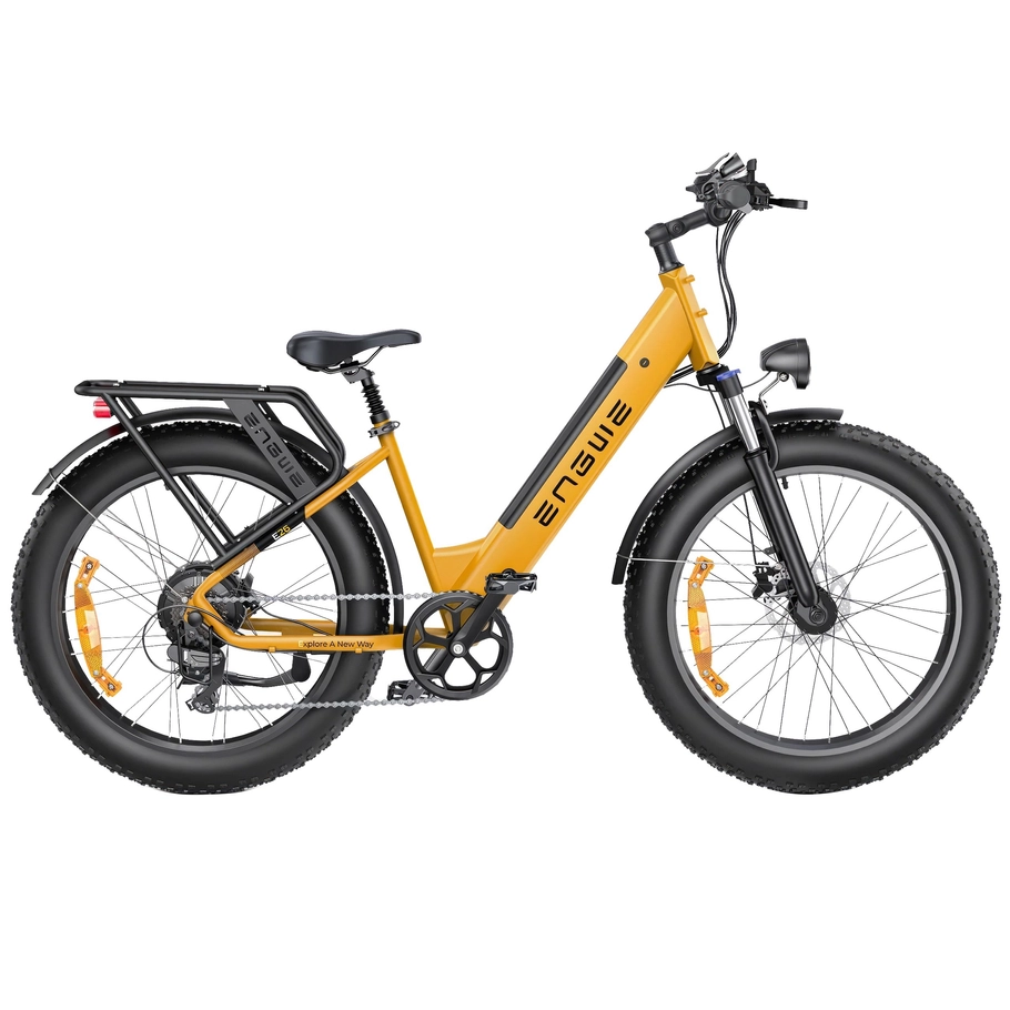 ENGWE E26 Electric Bike | All-Terrain Dual Suspension E-Bike | 250W Motor | Off-Road Adventure Rider | 15mph Top Speed | 87mi Long Range | Comfortable Mountain Cruiser | Versatile Commuter