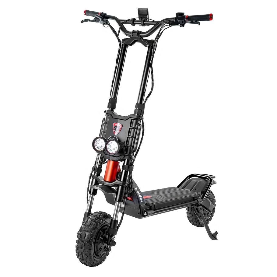 Kaabo Wolf Warrior GT Pro Electric Scooter | Extreme Performance | 2400W (5400W Peak) Power | 50mph Speed | 35Ah Battery | 63mi Range | Dual Motor Design | Premium Sport Transport