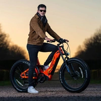Cyrusher Trax Electric Bike - 750W Power | 20Ah Battery | 28mph Speed | 74mi Range