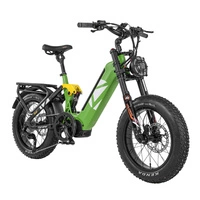Cyrusher Quest Electric Bike - 1000W Power | 20Ah Battery | 28mph Speed | 81mi Range | Mid-Drive Step-Through