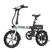 Hitway BK35S Foldable Electric Bike - 250W Power | 9Ah Battery | 15.5mph Speed | 44mi Range | 16-Inch