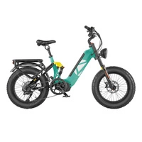 Cyrusher Quest Electric Bike - 1000W Power | 20Ah Battery | 28mph Speed | 81mi Range | Mid-Drive Step-Through