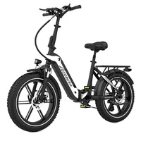 ECORUSH ECO R2 Electric Bike - 250W Power | 10.4Ah Battery | 15.5mph Speed | 55mi Range