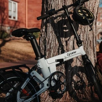 Cyrusher Sonder Foldable Electric Bike - 250W Power | 10Ah Battery | 15.5mph Speed | 53mi Range