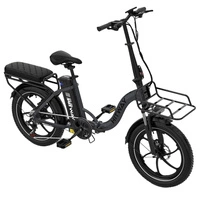 HITWAY BK6SL1 Foldable Electric Bike - 250W Power | 15.6Ah Battery | 15.5mph Speed | 93mi Range | 20-Inch