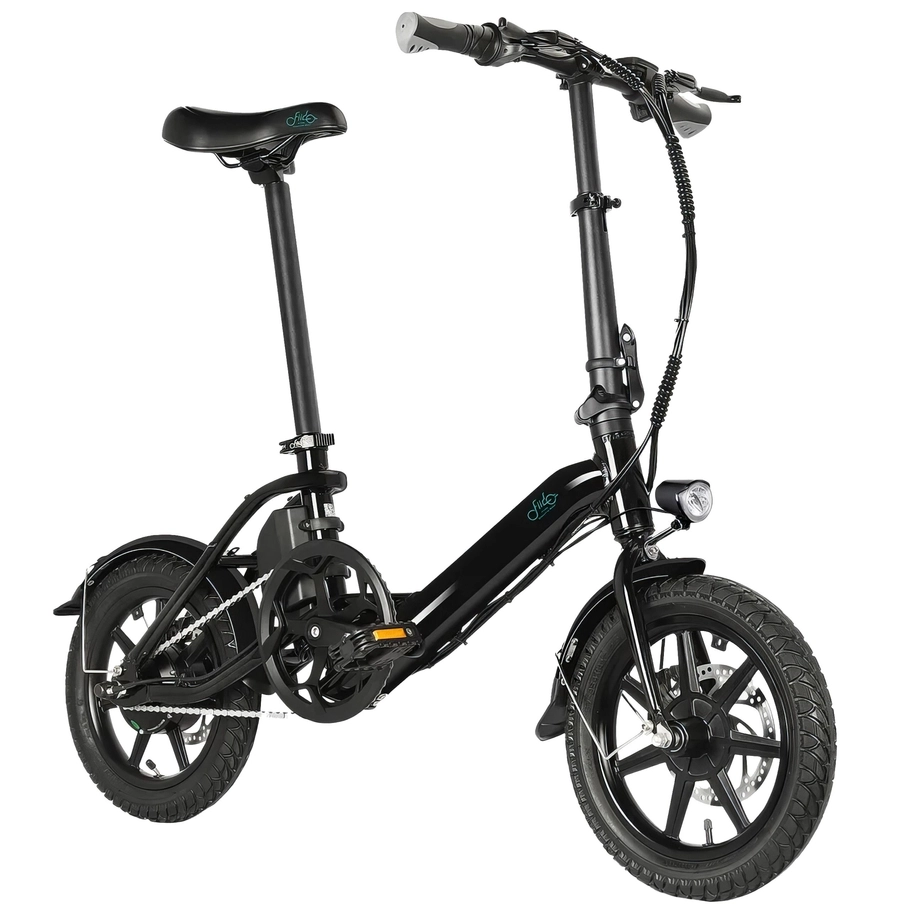 Fiido D3 Pro Foldable Electric Bike - 250W Power | 7.8Ah Battery | 15.5mph Speed | 37mi Range