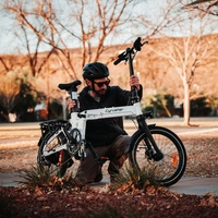 Cyrusher Sonder Foldable Electric Bike - 250W Power | 10Ah Battery | 15.5mph Speed | 53mi Range