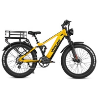Vitilan T7 Electric Mountain Bike - 1200W Power | 20Ah Battery | 28mph Speed | 80mi Range