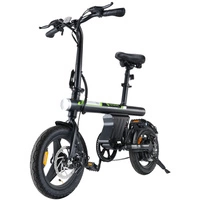 isinwheel CityGlide U1 Foldable Electric Bike - 500W Power | 7.8Ah Battery | 20mph Speed | 28mi Range