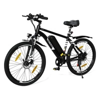 HITWAY BK15S Electric Bike - 250W Power | 12Ah Battery | 15.5mph Speed | 55mi Range | 26-Inch
