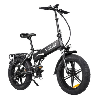 Vitilan V3 2.0 Foldable Electric Bike - 1200W Power | 13Ah Battery | 28mph Speed | 45mi Range