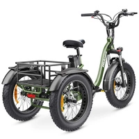Hidoes ET1 Electric Tricycle - 750W Power | 20Ah Battery | 25mph Speed | 41mi Range