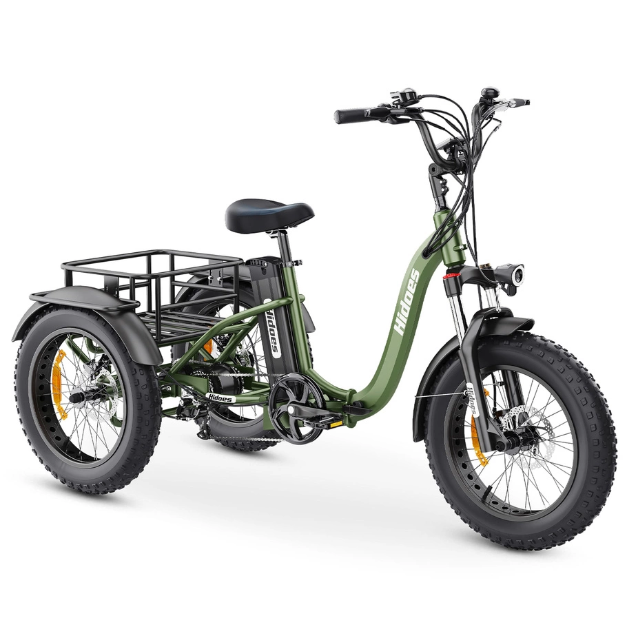 Hidoes ET1 Electric Tricycle - 750W Power | 20Ah Battery | 25mph Speed | 41mi Range