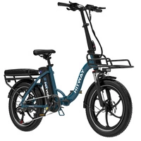 HITWAY BK6SL1 Foldable Electric Bike - 250W Power | 15.6Ah Battery | 15.5mph Speed | 93mi Range | 20-Inch