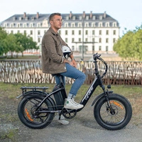 Cyrusher Rumble Electric Bike - 500W Power | 18Ah Battery | 22mph Speed | 58mi Range