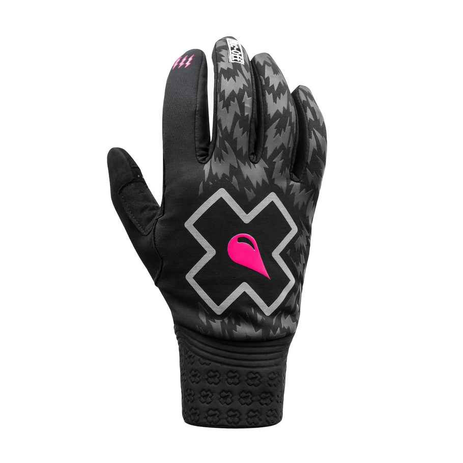 Muc-Off Winter Rider Gloves - Black/Grey Bolt