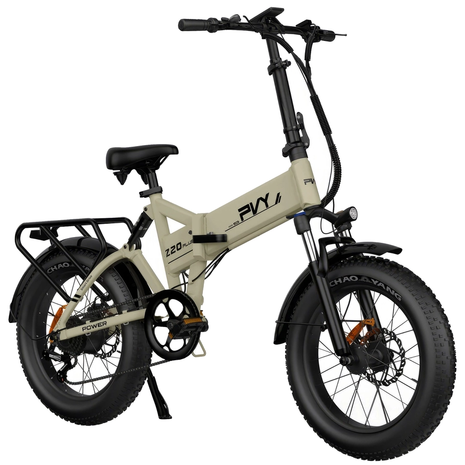 PVY Z20 Plus Foldable Electric Bike - 500W Power | 14Ah Battery | 31mph Speed | 62mi Range