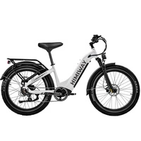 Himiway D5 Zebra Step-Thru Electric Bike - 750W Power | 20Ah Battery | 28mph Speed | 80mi Range