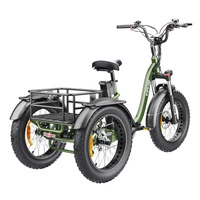 Vipcoo ET1 Electric Tricycle - 750W Power | 20Ah Battery | 25mph Speed | 41mi Range