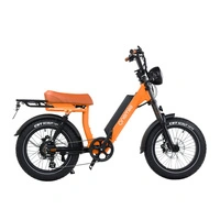 Onemile Scrambler V Pro Electric Bike - 850W Power | 19.2Ah Battery | 28mph Speed | 56mi Range | Retro V/2.0 | Step-Thru