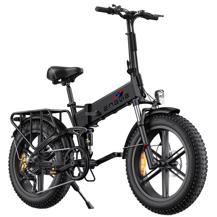 ENGWE Engine X Foldable Electric Bike - 250W Power | 13Ah Battery | 15.5mph Speed | 75mi Range