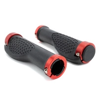 Rubber Handle Grips with Metal Ring