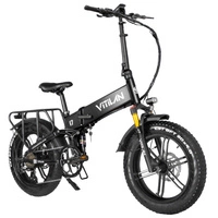 Vitilan I7 Pro 3.0 Foldable Electric Bike - 1200W Power | 20Ah Battery | 28mph Speed | 65mi Range