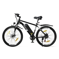 HITWAY BK15S Electric Bike - 250W Power | 12Ah Battery | 15.5mph Speed | 55mi Range | 26-Inch